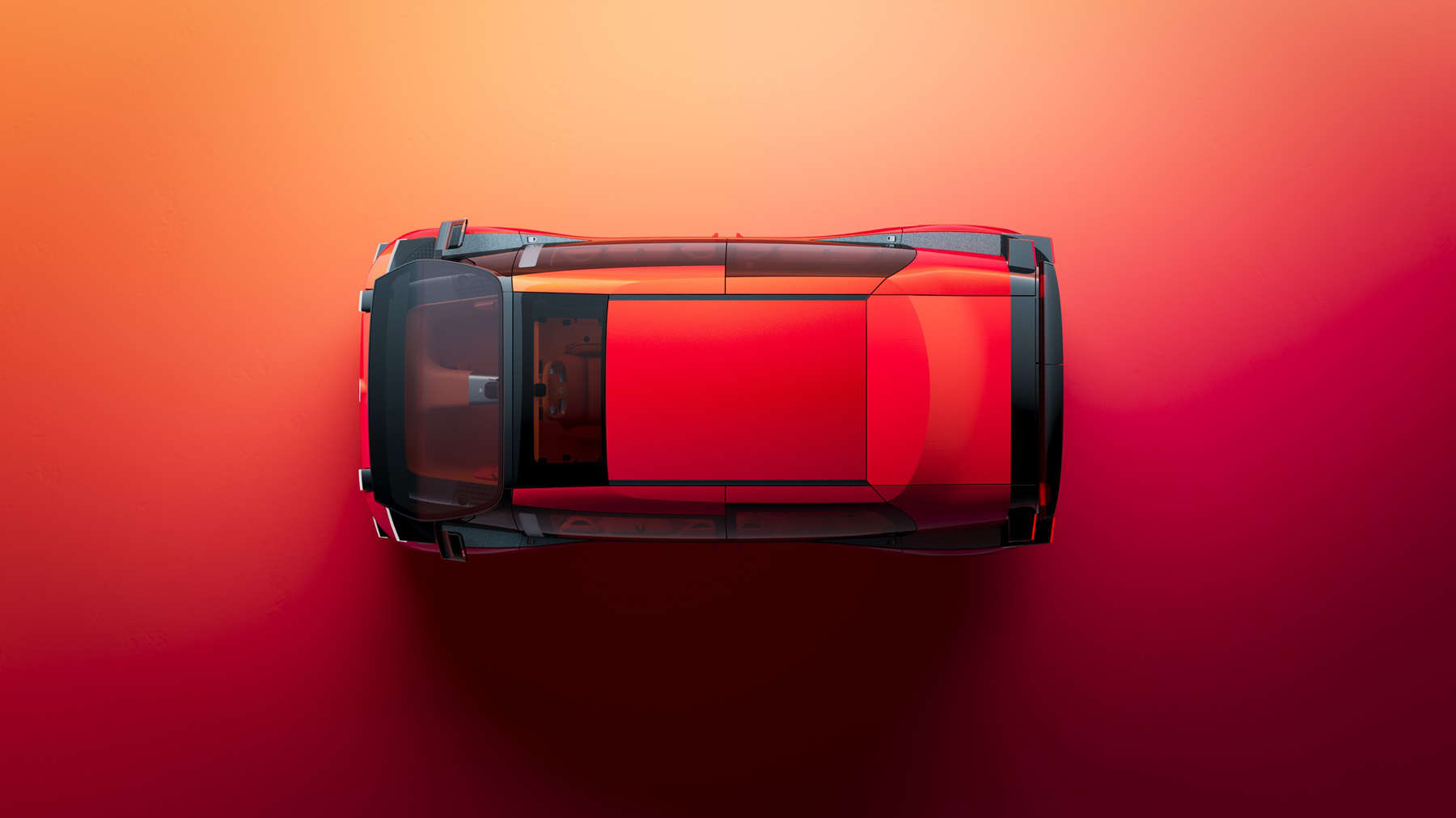 Концепт-кар CITROЁN ELO, вигляд зверху